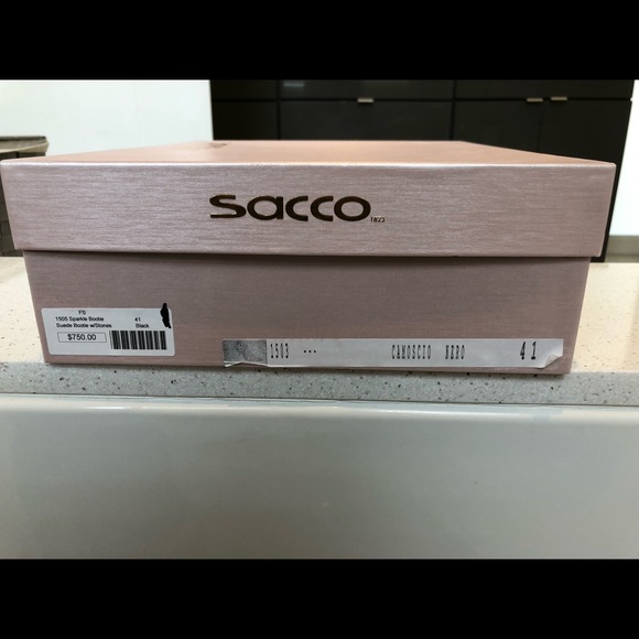 Sacco Sparkle Booties - Leather boots, crystal - Picture 6 of 8